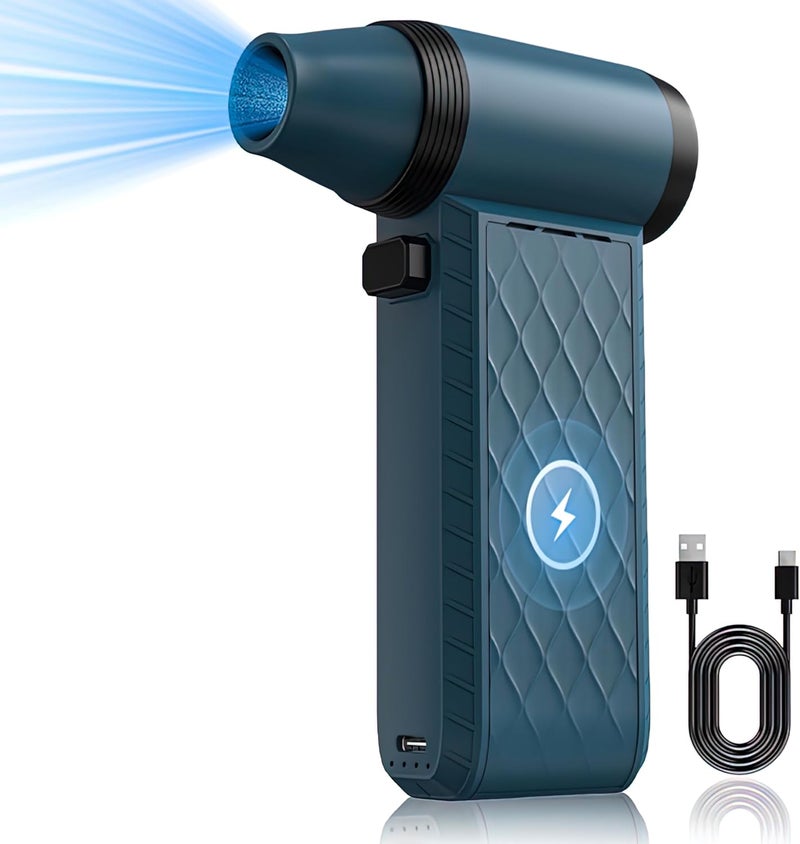 Vastarry Compressed Air Duste Turbo Hurricane Blower Pro 140,000 RPM Brushless Motor 60m/s Hurricane Wind 8000mAh Battery Life 3-Speed Adjustment Cleaning Tool for Cameras/BBQ/Pets/Inflating - Image 1